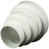 Kunststof ventilatie verloop universeel voor diameter 80 t/m 150 mm VA80