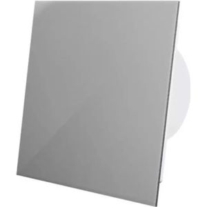 Badkamer ventilator Ø 125 mm met Timer - kunststof front grijs