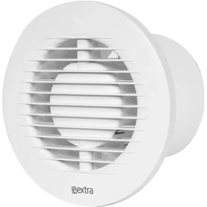 Badkamer ventilator rond Ø 100 mm wit - basis EA100