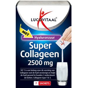 2+2 gratis: Lucovitaal Super Collageen Sachets 2000 mg 7 sachets