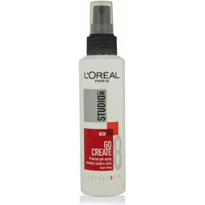 3x L'Oréal Studio Line Go Create Precise Gel Spray 150 ml