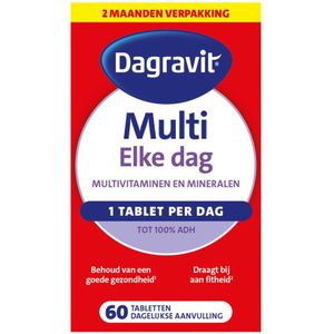 4x Dagravit Multi Elke Dag 60 tabletten