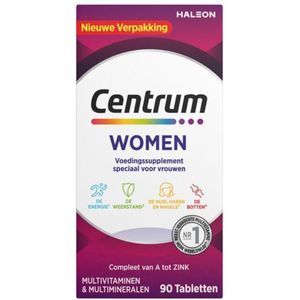 2x Centrum Woman Multivitaminen 90 tabletten