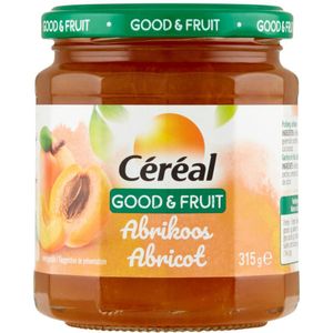 3x Céréal Jam Good & Fruit Abrikoos 315 gr