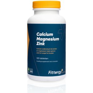 Fittergy - Supplements Calcium Magnesium Zink - 120 Tabletten