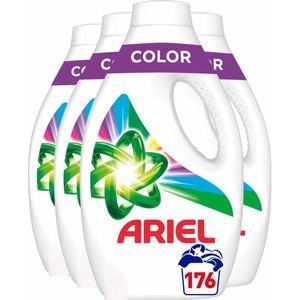4x Ariel Vloeibaar Wasmiddel Color 44 Wasbeurten 1540 ml