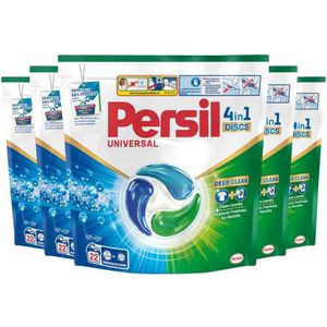 5x Persil Wasmiddelcapsules Discs Universal 22 stuks