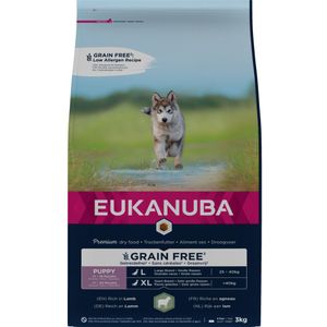 Eukanuba Hondenvoer Graanvrij Lam Puppy Large 3 kg