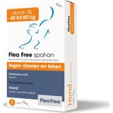 Flea Free Spot-On Anti Vlooien en Teken Druppels Hond 40-60 kg