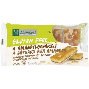 12x Damhert Amandelgebak Glutenvrij 200 gr