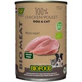 BF Petfood Biofood Organic Hond en Kat 100% Kip 400 gr