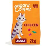 4x Edgard & Cooper Kattenvoer Adult Kip 2 kg