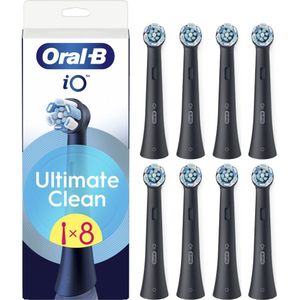 6x Oral-B Opzetborstels iO Ultimate Clean Zwart 8 stuks