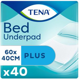 TENA Bed Plus - Onderlegger - 60 x 40 cm - 40 Stuks