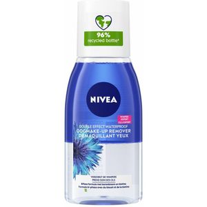 3x NIVEA Oogmake-Up Remover Double Effect Waterproof 125 ml