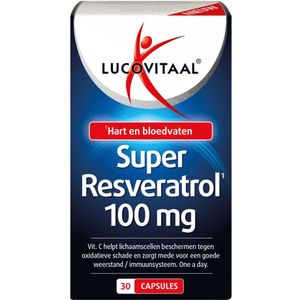 3x Lucovitaal Super Resveratrol 100 mg 30 capsules