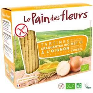 9x Pain fleur Crackers met Ui 150 gr