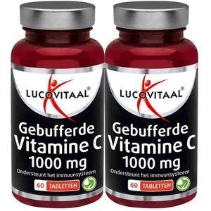 2x Lucovitaal Vitamine C Gebufferd 60 tabletten