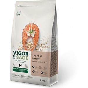 4x Vigor & Sage Hondenvoer Small Lilly Root Beauty 2 kg
