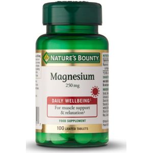 Nature's Bounty Magnesium 250mg 100 tabletten