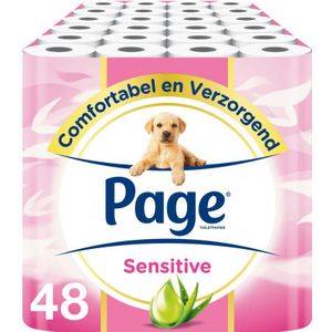 3x Page Toiletpapier Sensitive Aloe Vera 3-laags 16 stuks
