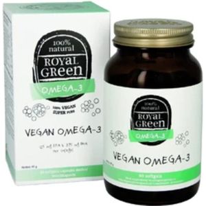 2x Royal Green Omega 3 Vegan 60 softgels