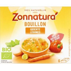 Zonnatura Groentebouillon Tabletten Biologisch 6 x 11 gr