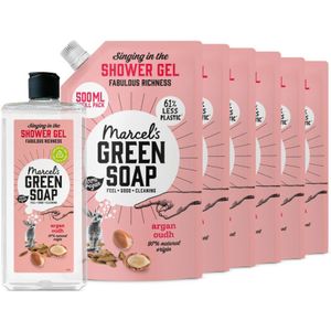 Marcel's Green Soap Douchegel Argan & Oudh + 6 Navullingen Pakket