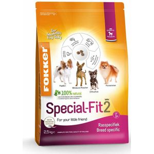 3x Fokker Special-Fit 2 Hondenvoer Kip 2,5 kg