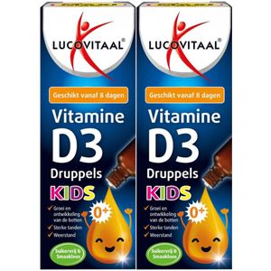 2x Lucovitaal Vitamine D3 Druppels Kids 50 ml