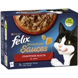4x Felix Sensations Sauces Countryside Selectie in Saus 12 x 85 gr