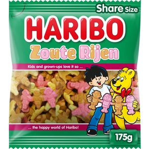 2x Haribo Zoute Rijen 175 gr