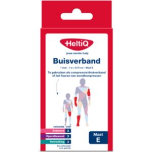 2x HeltiQ Buisverband Maat E 1m x 8,75cm