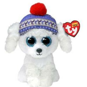 TY Beanie Boo's Christmas Dog White 15 cm