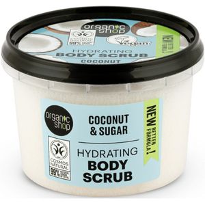 3x Organic Shop Hydrating Bodyscrub Coconut 250 ml