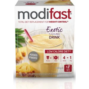 8x Modifast Intensive Milkshake Exotic 100 gr