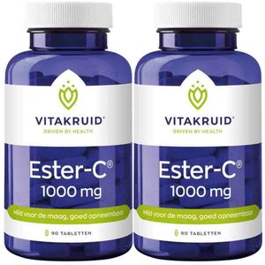 2x Vitakruid Ester C 1000 mg 90 tabletten