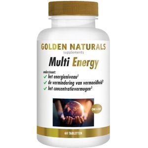 2x Golden Naturals Multi Energy 60 tabletten