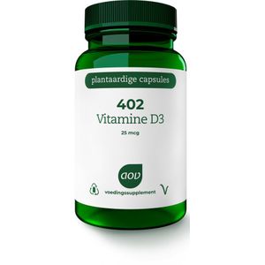 2x AOV 402 Vitamine D3 25 mcg 60 vegacapsules