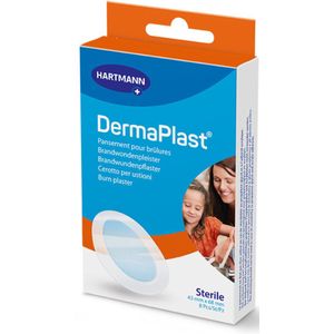 Dermaplast Brandwondenpleister Brandwonden 4,3 x 6,8 cm 8 stuks