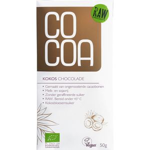 6x Cocoa Reep Kokos Bio 50 gr