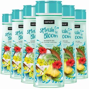 6x Sence Douchegel Tropical Joy & Coconut 300 ml