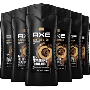 6x Axe 3-in-1 Douchegel XL Dark Temptation 400 ml