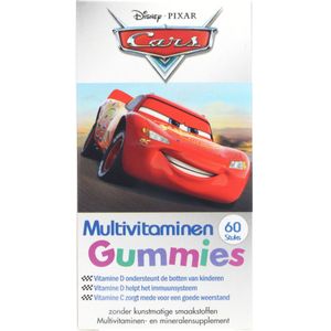 Disney - Multivitamines Cars - 12x Gummies - Zonder Kunstmatige Kleur- en Smaakstoffen