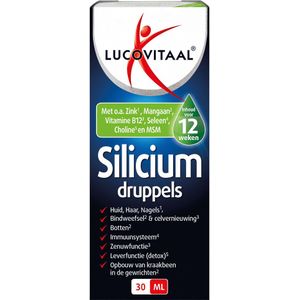 2+2 gratis: Lucovitaal Silicium Druppels 30 ml