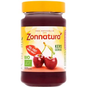 3x Zonnatura Fruitspread Kers Biologisch 250 gr