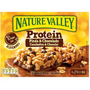 3x Nature Valley Proteine Pinda & Chocolade 4 stuks