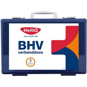 3x HeltiQ BHV Verbanddoos Modulair Blauw