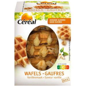 3x Céréal Wafels Vanille 150 gr