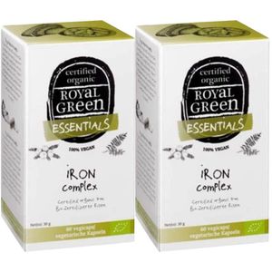 2x Royal Green Iron Complex 60 capsules